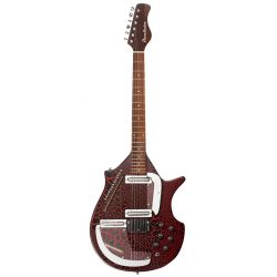 DANELECTRO SITAR RED CRACKLE