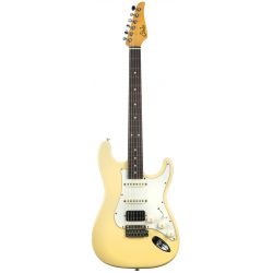 SUHR CLASSIC S ANTIQUE VINTAGE YELLOW RW HSS