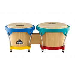 NINO PERCUSSION BONGO MADERA Y COLORES NINO3NT-HK