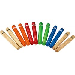 NINO PERCUSSION SET CLAVES NINO502-MC