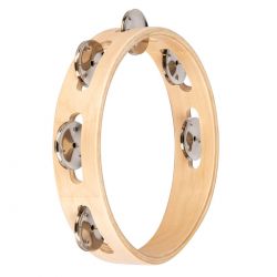 NINO PERCUSSION PANDERETA MADERA 8, 1 ROW NINO943