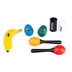 NINO PERCUSSION MIXED SHAKER SET, 7 UD (DIFERENT MODELS) NINOSET13