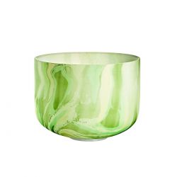 SONIC ENERGY 10 MARBLE CRYSTAL SING.BOWL, GREEN, MCSB10F