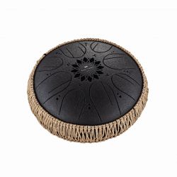 SONIC ENERGY 10 OCTAVE STEEL TONGUE DRUM, B MIN,BLACK MOSTD1BK