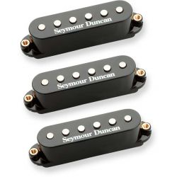 SEYMOUR DUNCAN SET STK-S4 BLACK COVER  CLASSIC STACK PLUS SET