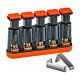 ORTEGA 5 PISTONS FINGER TRAINER ORANGE BLACK