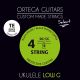 ORTEGA UKSBK-TE-LG UKE STRINGS, SELECT, BLACK, TENOR