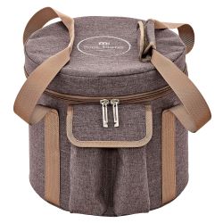 SONIC ENERGY CSBB8BR CRYSTAL SINGING BOWL BAG 8, BROWN