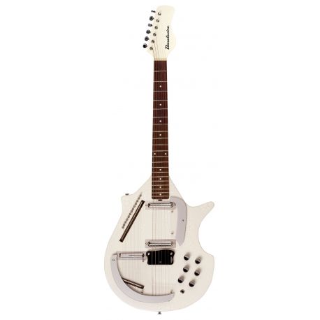 DANELECTRO SITAR BKC WHITE CRACKLE