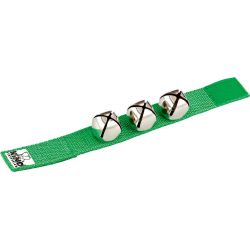 NINO PERCUSSION PULSERA CASCABELES VERDE NINO961GR