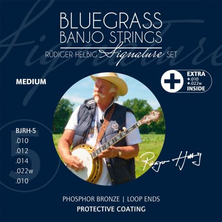 ORTEGA BLUEGRASS BANJO 5STRING SET, MEDIUM BJRH-5