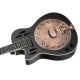 ORTEGA B-STOCK RESONATOR GUITAR,SAT BLACK,LEFT-HAND RRG40