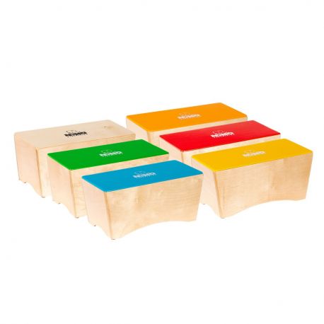 NINO PERCUSSION CLASS BONGO CAJON GROUP RHYTHM SET,6 UD NINOSET931