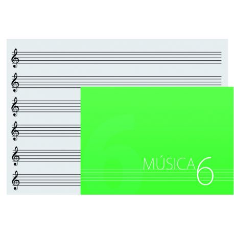 OQAN CUADERNO 6 PAUTAS DINA5 APAIS. VERDE