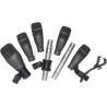 SAMSON MIC BATERIA DK707 - 7 PC DRUM MIC KIT WCASE