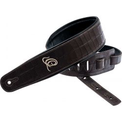 ORTEGA OSCU-1 GENUINE LEATHER STRAP DARK BROWN CROCO