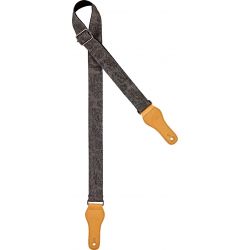 ORTEGA OCS-300U SPRING UKELELE COTTON STRAP COAL JEAN