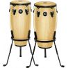 MEINL HC512NT SET DE CONGAS 11 Y 12, INCLUYEN PIES