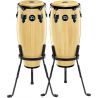 MEINL HC555NT 10 & 11 WOOD CONGA SET, NATURAL, INCL