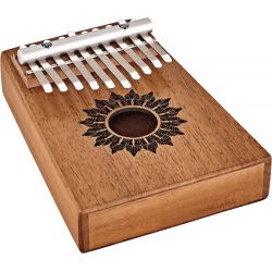 SONIC ENERGY KL1008H SOUNDHOLE KALIMBA, 10 NOTES, MAHOGANY