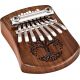 SONIC ENERGY KL801TOL MINI KALIMBA, 8 NOTES, TREE OF LIFE,BLACK