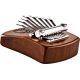 SONIC ENERGY KL801TOL MINI KALIMBA, 8 NOTES, TREE OF LIFE,BLACK