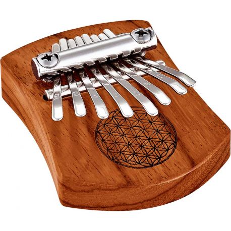 SONIC ENERGY KL802FOL MINI KALIMBA, 8 NOTES, FLOWER OF LIFE