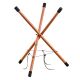 SONIC ENERGY MHPSM HANDPANTONGUE DRUM WOOD STAND, MEDIUM