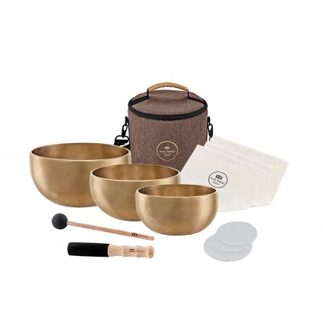 SONIC ENERGY SB-Y1 YOGA NIDRA SINGING BOWL SET, 3 PCS.