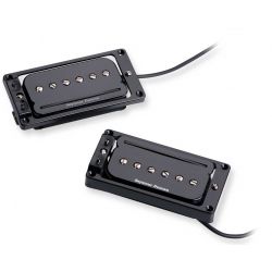 SEYMOUR DUNCAN P-RAILS WFLAT TRIPLE SHOT SET BLK